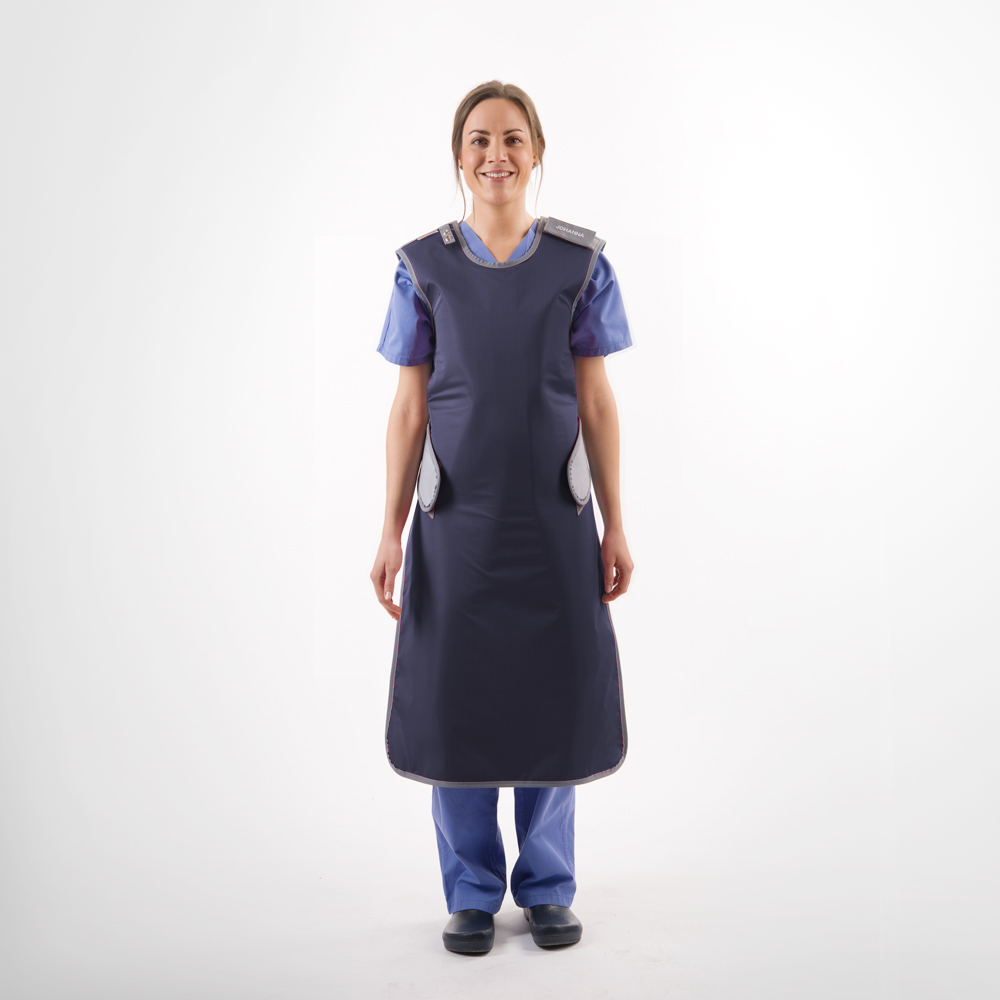 RA660 Comfort Apron in the colour Blue Admiral.