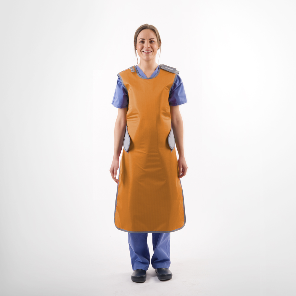 RA660 Comfort Apron in the colour Mandarin.