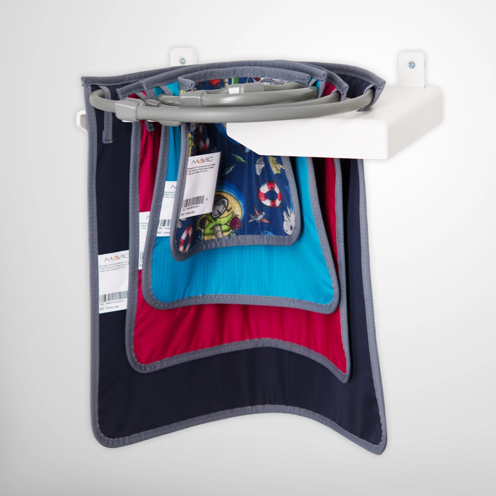 mavig-aw417-gonad-apron-storage-system_2 AW417 Wall system for one set of patient protective aprons (see RP643).